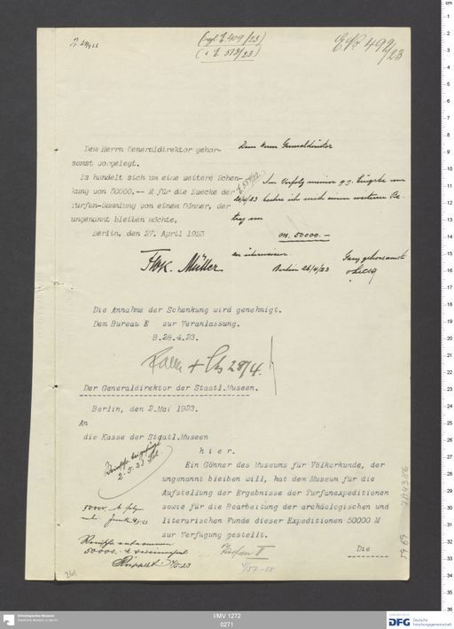 Acta XIII (Turfan) | (I/MV 1272 0271)