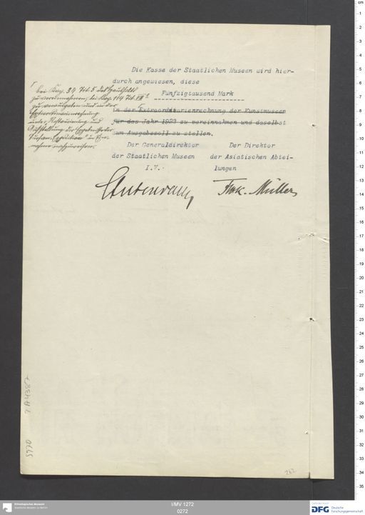 Acta XIII (Turfan) | (I/MV 1272 0272)