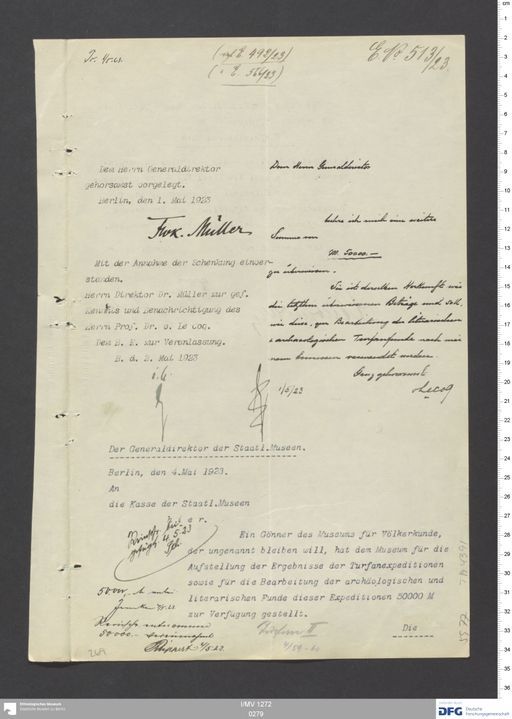 Acta XIII (Turfan) | (I/MV 1272 0279)