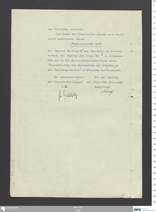 Acta XIII (Turfan) | (I/MV 1272 0302)