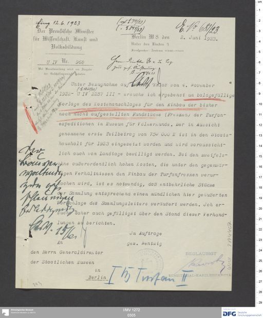 Acta XIII (Turfan) | (I/MV 1272 0305)