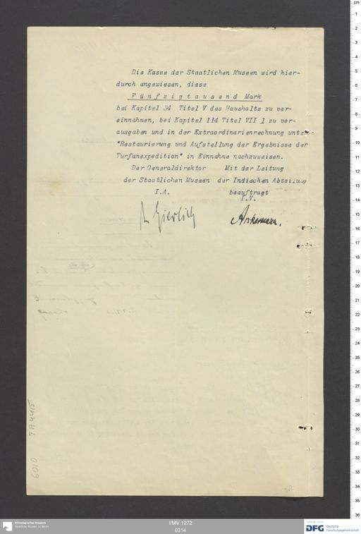 Acta XIII (Turfan) | (I/MV 1272 0314)