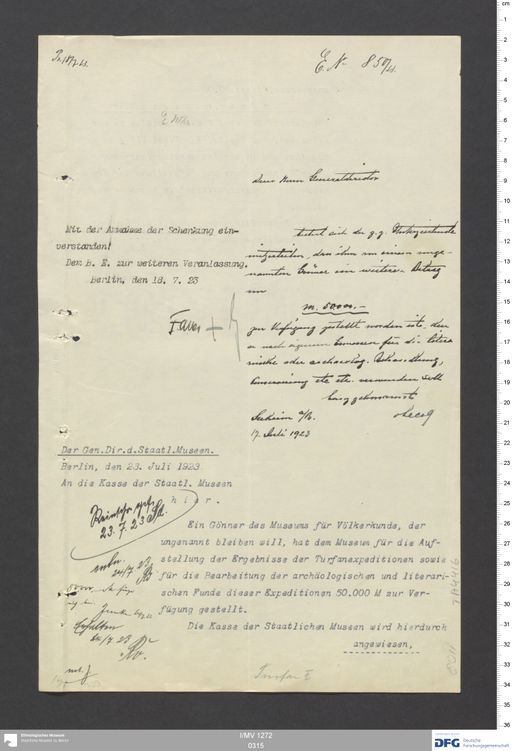 Acta XIII (Turfan) | (I/MV 1272 0315)