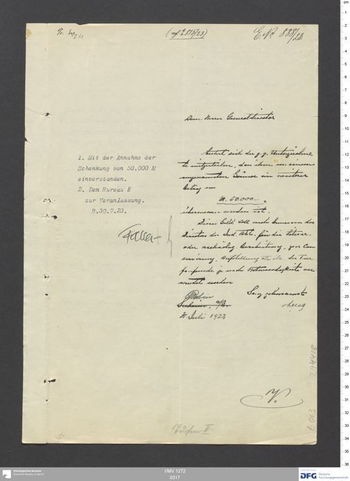 Acta XIII (Turfan) | (I/MV 1272 0317)