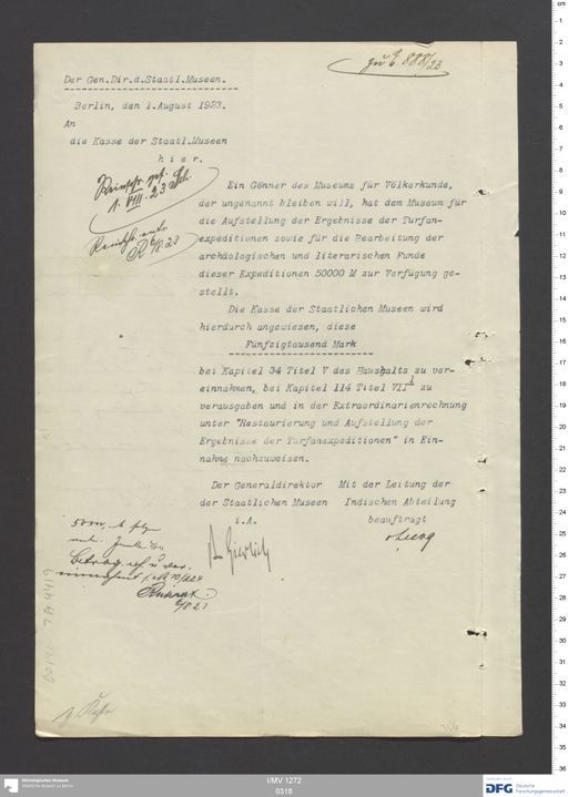 Acta XIII (Turfan) | (I/MV 1272 0318)