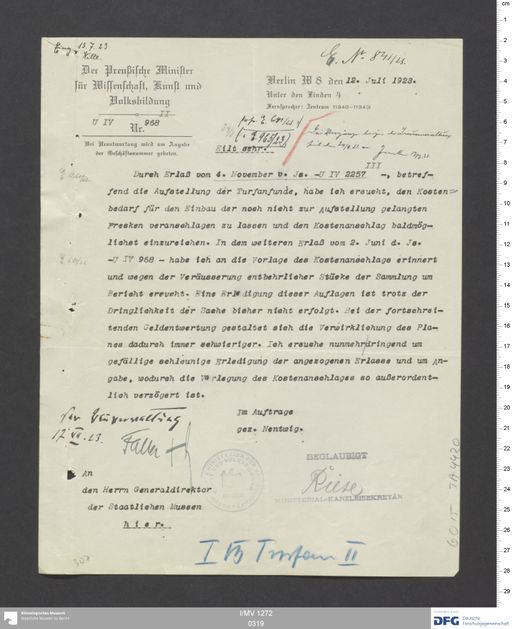 Acta XIII (Turfan) | (I/MV 1272 0319)