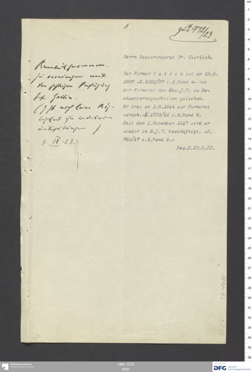 Acta XIII (Turfan) | (I/MV 1272 0331)