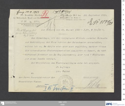 Acta XIII (Turfan) | (I/MV 1272 0359)