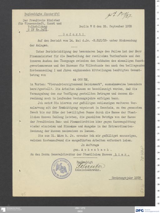 Acta XIII (Turfan) | (I/MV 1272 0800)