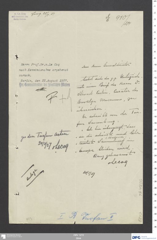 Acta XIII (Turfan) | (I/MV 1272 0844)