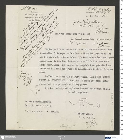 Acta XV (Turfan) | (I/MV 1274 0141)