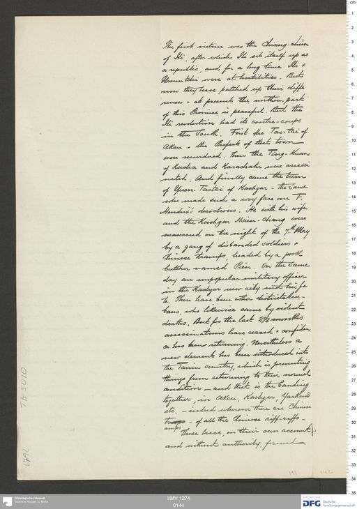 Acta XV (Turfan) | (I/MV 1274 0144)