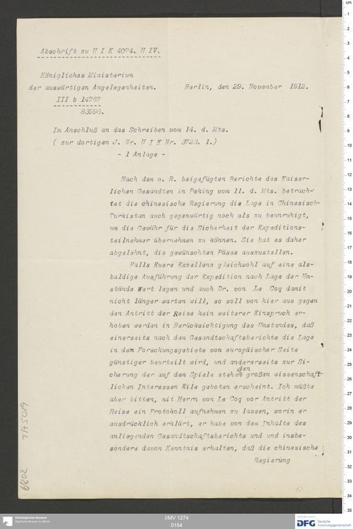 Acta XV (Turfan) | (I/MV 1274 0154)