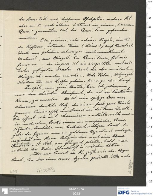 Acta XV (Turfan) | (I/MV 1274 0243)