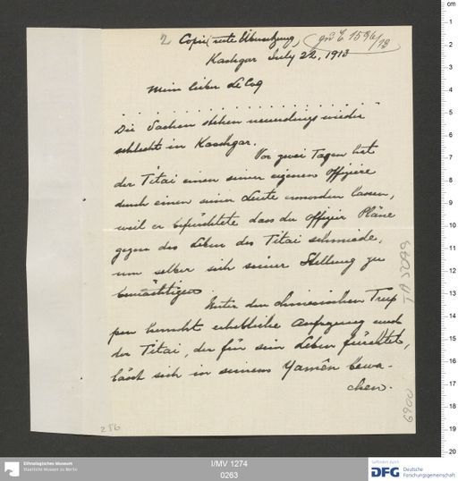 Acta XV (Turfan) | (I/MV 1274 0263)