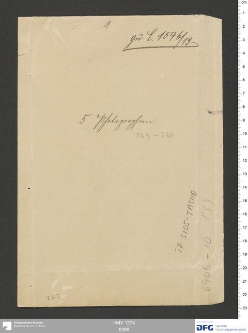 Acta XV (Turfan) | (I/MV 1274 0269)