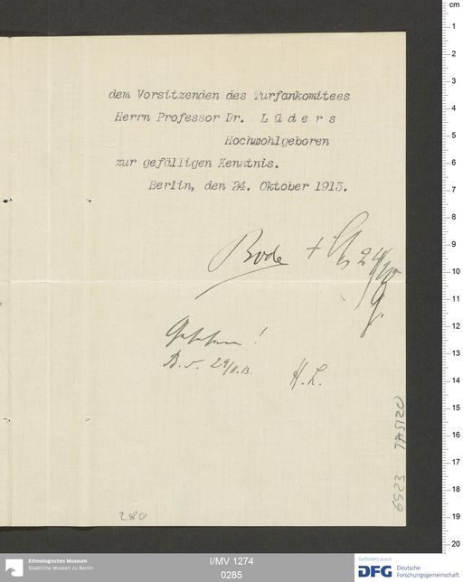 Acta XV (Turfan) | (I/MV 1274 0285)