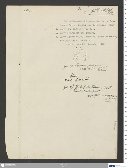 Acta XV (Turfan) | (I/MV 1274 0313)