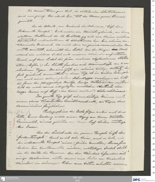 Acta XV (Turfan) | (I/MV 1274 0322)