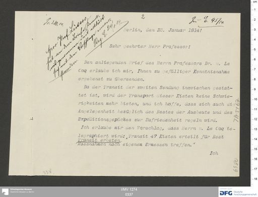 Acta XV (Turfan) | (I/MV 1274 0337)