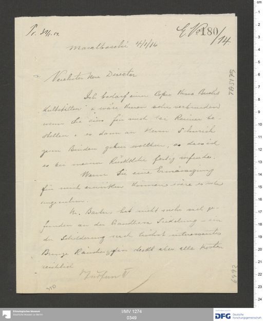 Acta XV (Turfan) | (I/MV 1274 0349)