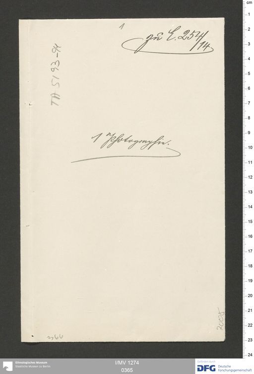 Acta XV (Turfan) | (I/MV 1274 0365)