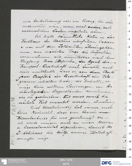 Acta XV (Turfan) | (I/MV 1274 0370)