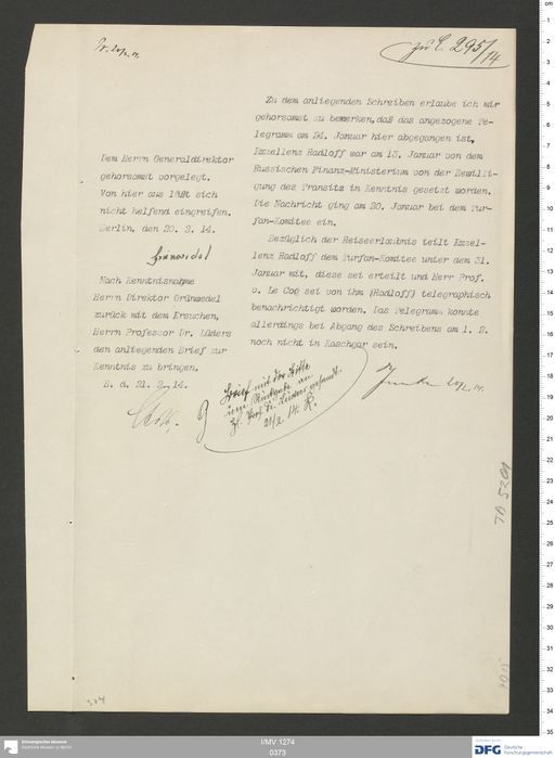 Acta XV (Turfan) | (I/MV 1274 0373)