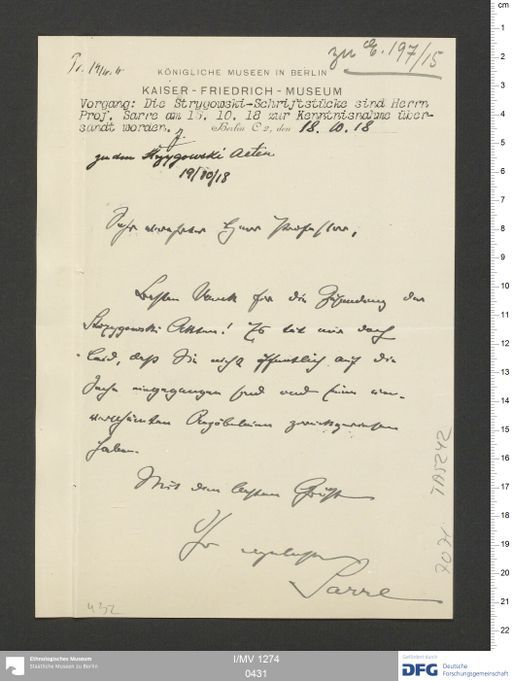 Acta XV (Turfan) | (I/MV 1274 0431)