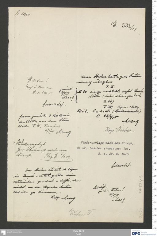 Acta XV (Turfan) | (I/MV 1274 0439)