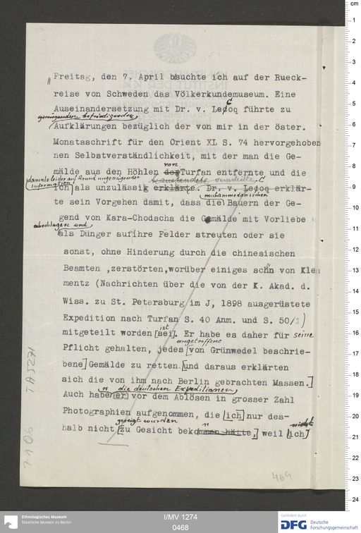 Acta XV (Turfan) | (I/MV 1274 0468)