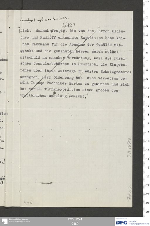 Acta XV (Turfan) | (I/MV 1274 0469)