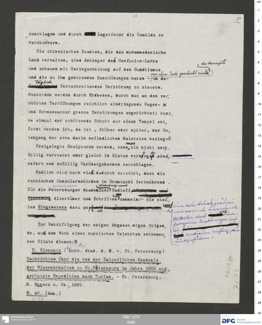 Acta XV (Turfan) | (I/MV 1274 0485)