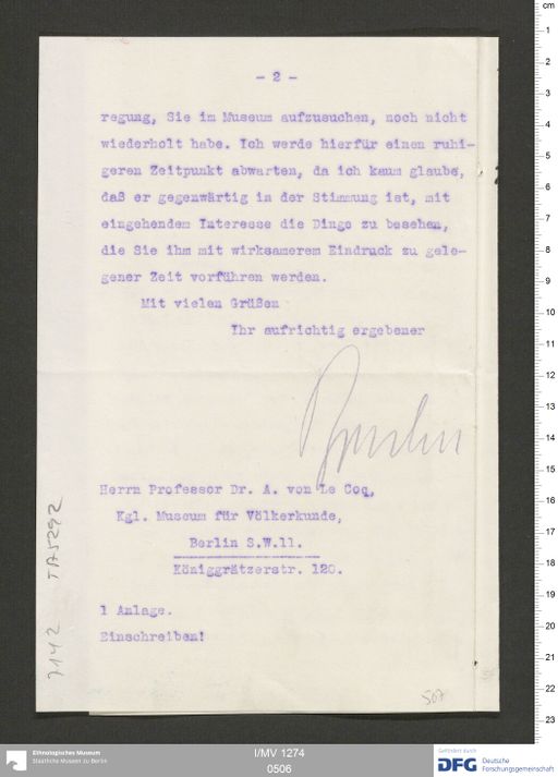 Acta XV (Turfan) | (I/MV 1274 0506)