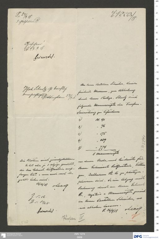 Acta XV (Turfan) | (I/MV 1274 0509)