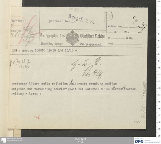 Acta XVI (Turfan) | (I/MV 1275 0114)