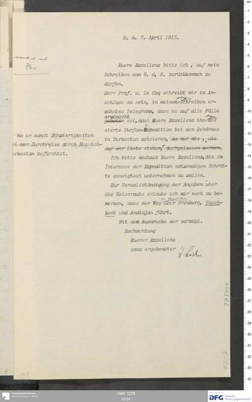 Acta XVI (Turfan) | (I/MV 1275 0124)