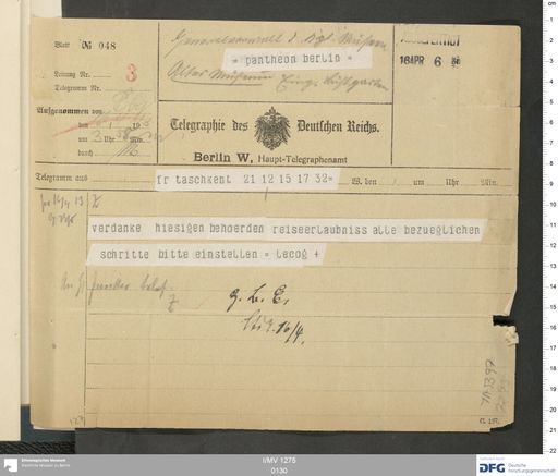 Acta XVI (Turfan) | (I/MV 1275 0130)