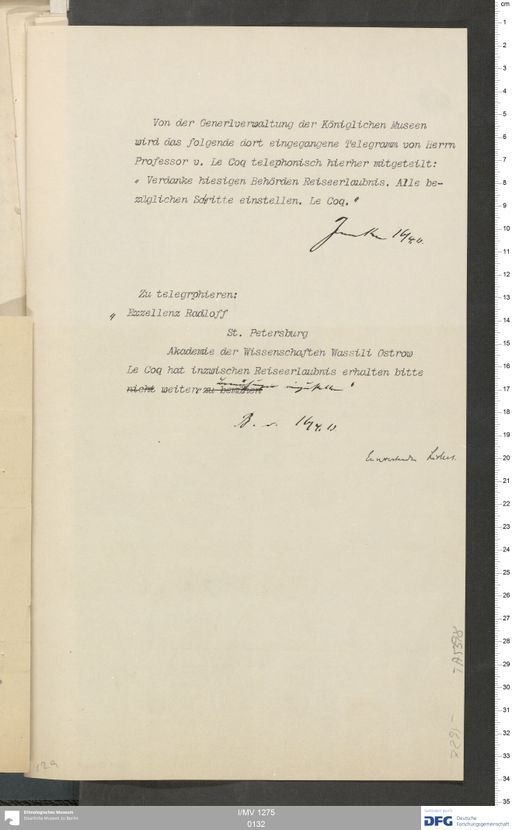 Acta XVI (Turfan) | (I/MV 1275 0132)