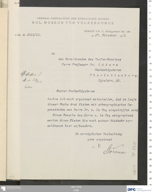 Acta XVI (Turfan) | (I/MV 1275 0166)