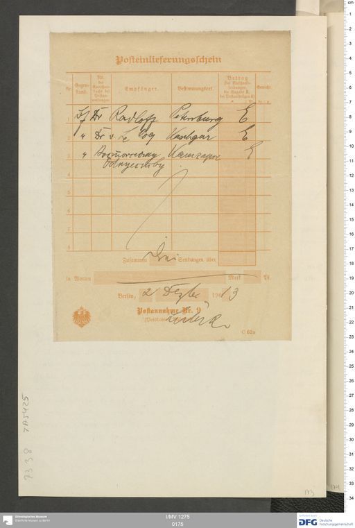 Acta XVI (Turfan) | (I/MV 1275 0175)