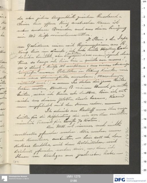 Acta XVI (Turfan) | (I/MV 1275 0186)