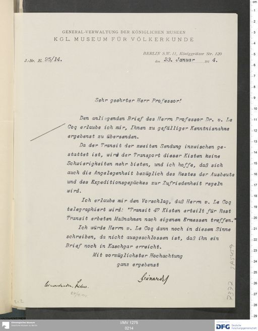 Acta XVI (Turfan) | (I/MV 1275 0214)