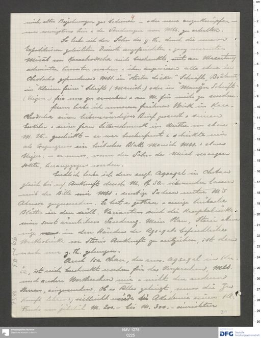 Acta XVI (Turfan) | (I/MV 1275 0225)