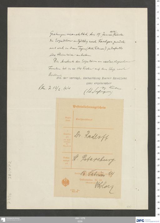 Acta XVI (Turfan) | (I/MV 1275 0235)