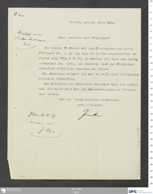 Acta XVI (Turfan) | (I/MV 1275 0242)