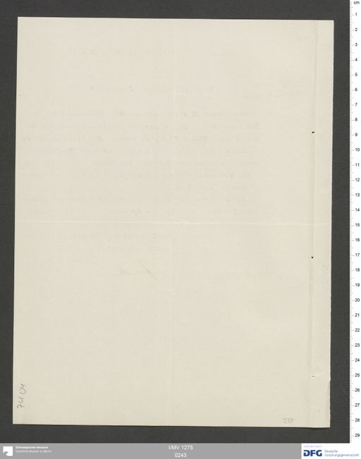 Acta XVI (Turfan) | (I/MV 1275 0243)