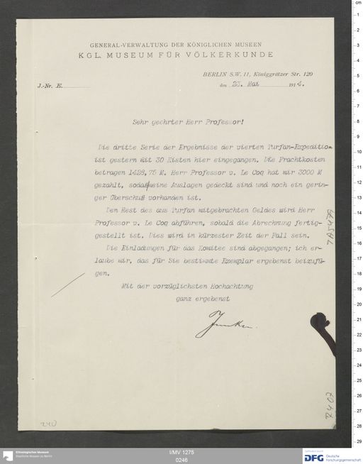 Acta XVI (Turfan) | (I/MV 1275 0246)