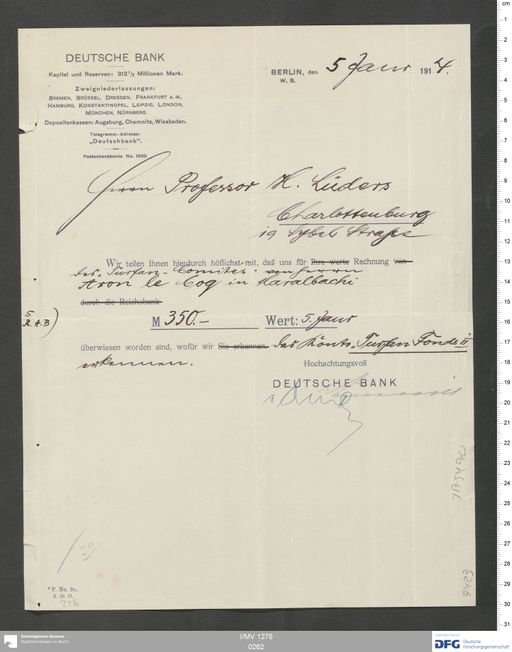 Acta XVI (Turfan) | (I/MV 1275 0262)