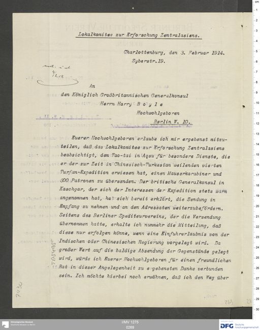 Acta XVI (Turfan) | (I/MV 1275 0269)